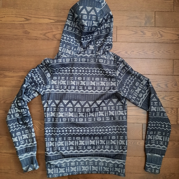 Billabong Hoodie, Size Small, Black and white - Picture 3 of 5
